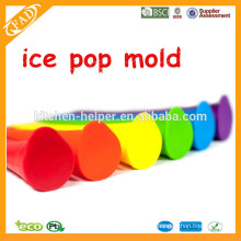 Moldes promocionais do Popsicle do silicone do agregado familiar / moldes do Popsicle do silicone / moldes promocionais do Popsicle do silicone do agregado familiar